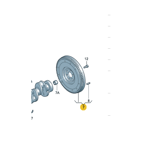 Volant Moteur Avec Embrayage 228mm Boite De Vites Bkc,Bls,Bxe