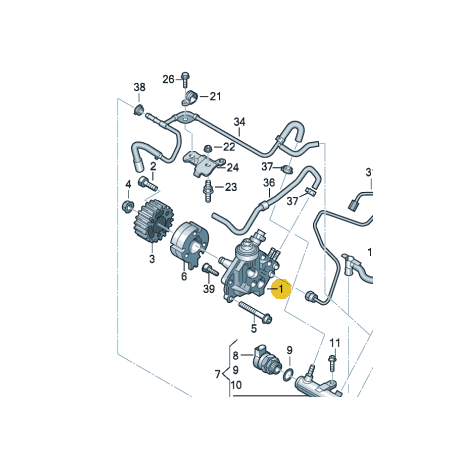 Pompe Hautpression Electrovalve Cbdc,Cbaa,Cbab,Cbbb