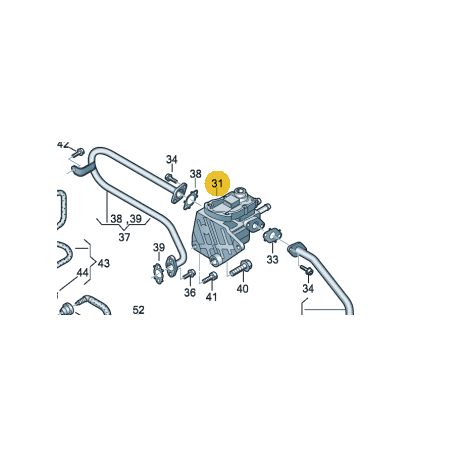 Soupape Recyclage Des Gaz Bvx-Bvy