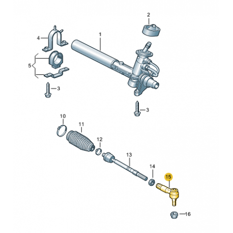 Articulation Barre De Direction Droite