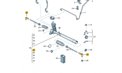 Articulation Barre De Direction Droite