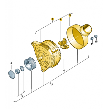 Alternateur Triphase Bosch