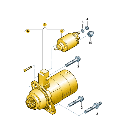 Demarreur 2,0kw Valeo