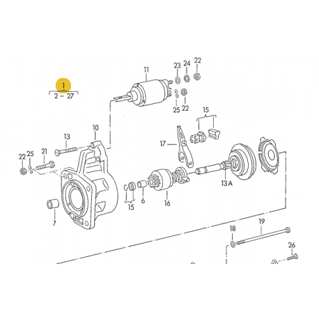 Demarreur 1,6kw