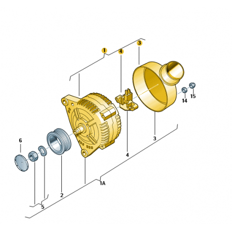 Alternateur Triphase Bosch