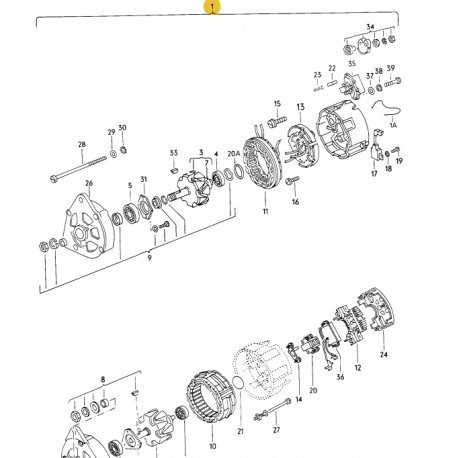 Alternateur Triphase 90a