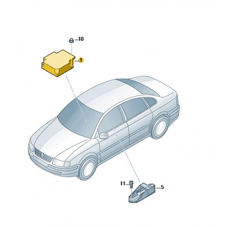 Calculateur Airbag Lateraux Conducteur Et Passager