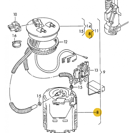 Pompe A Carburant Avec Corps 3bar Vdo Aex