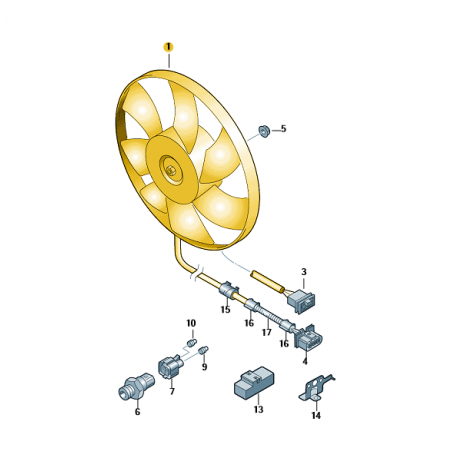 Ventilateur Du Radiateur 220/60w 290mm