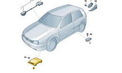 Calculateur Pour Airbag Av