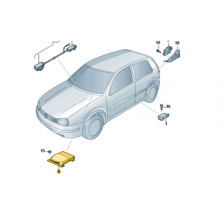 Calculateur Pour Airbag Av