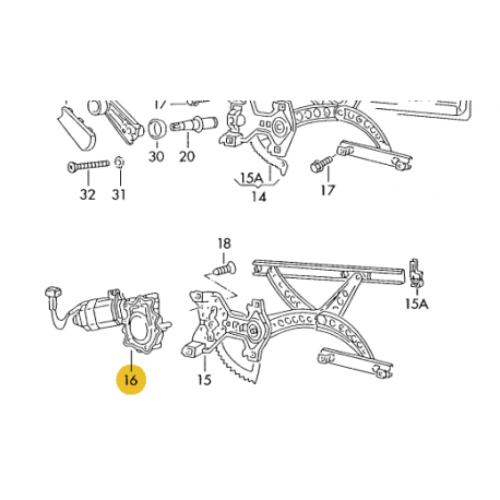 Moteur De Leve Glace Avd