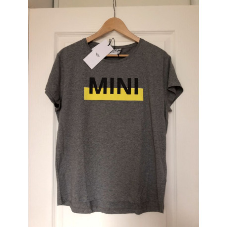 Tshirt Gris Sérigraphié Mini