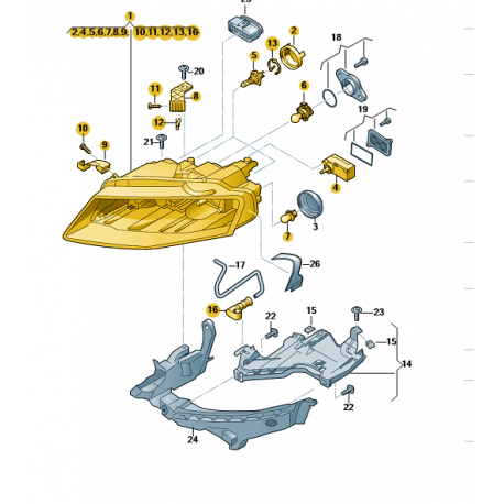 Projecteur Halogene